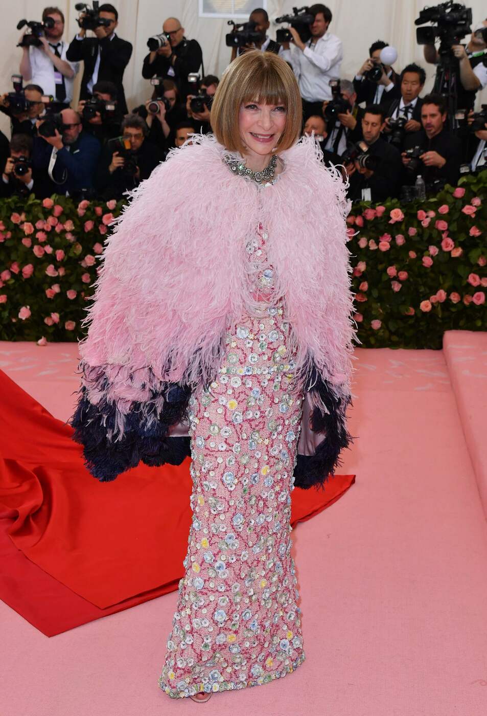 Vogue Editor-in-Chief Anna Wintour arrives for the 2019 Met Gala