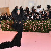 Actress Laverne Cox arrives for the 2019 Met Gala 