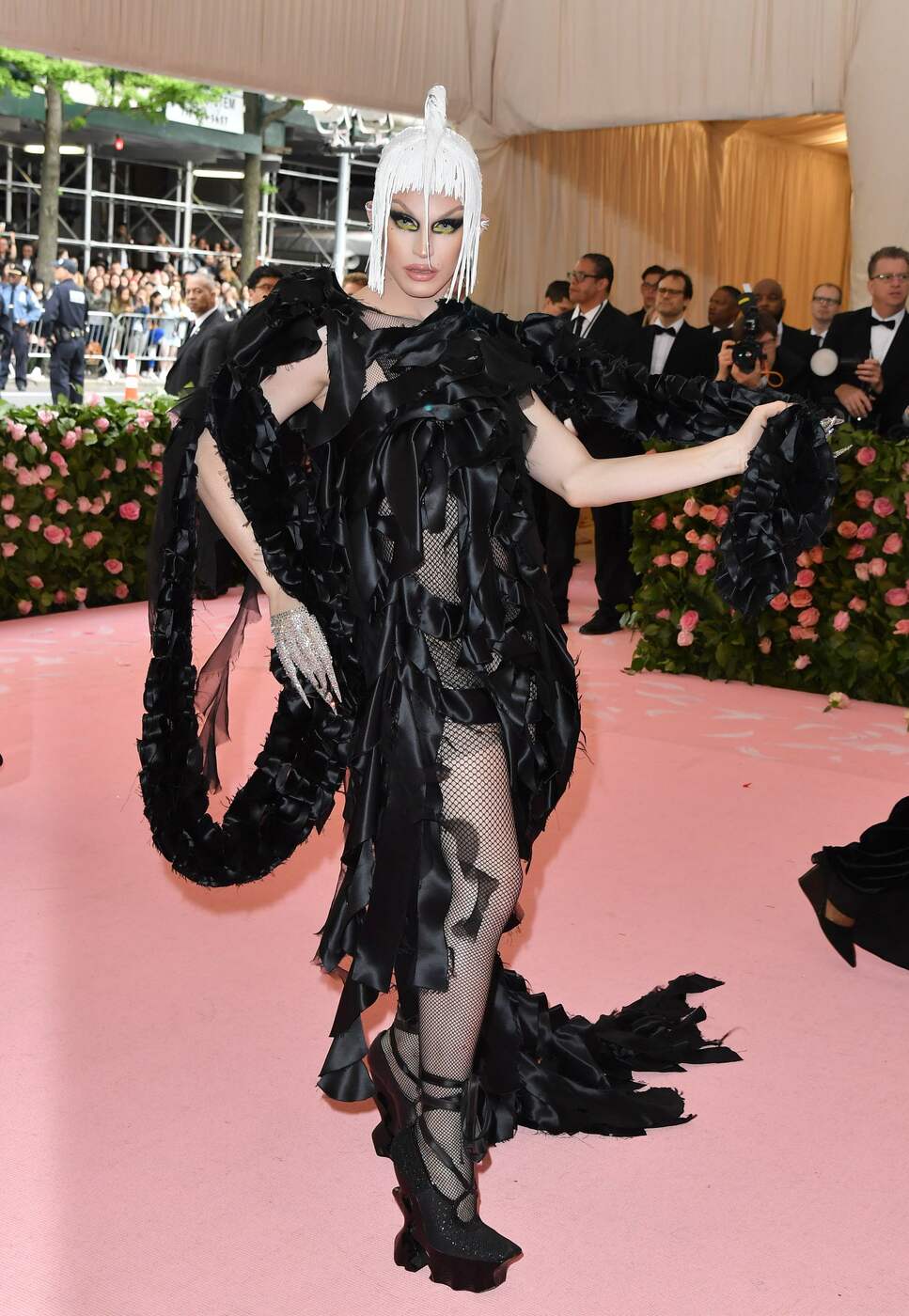 US drag queen Aquaria  arrives for the 2019 Met Gala 