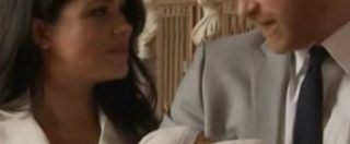 Copertina di Royal baby, l’emozione di Harry e Meghan Markle che presentano il figlio: “Da chi ha preso? Non lo sappiamo”