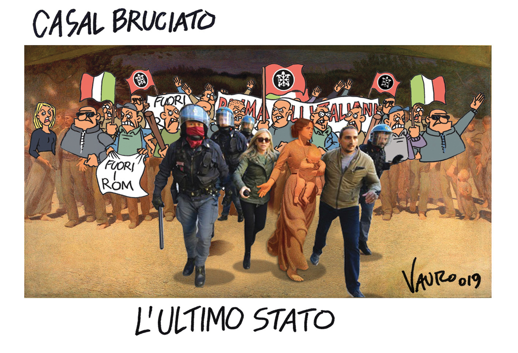 Copertina di La vignetta di Vauro