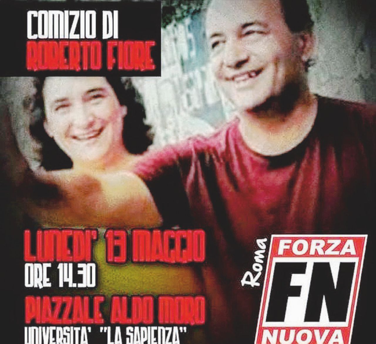 Copertina di Lucano va alla Sapienza:  Forza Nuova lo minaccia