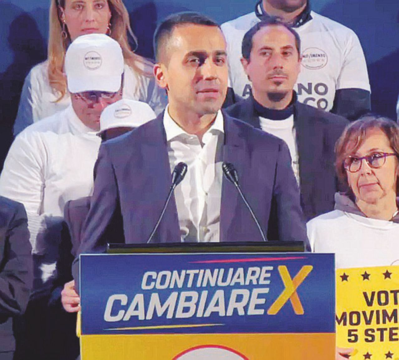 Comizio - L’intervento elettorale del vicepremier Luigi Di Maio a Castelvetrano - Ansa Eolico & urne nel paese di Messina Denaro