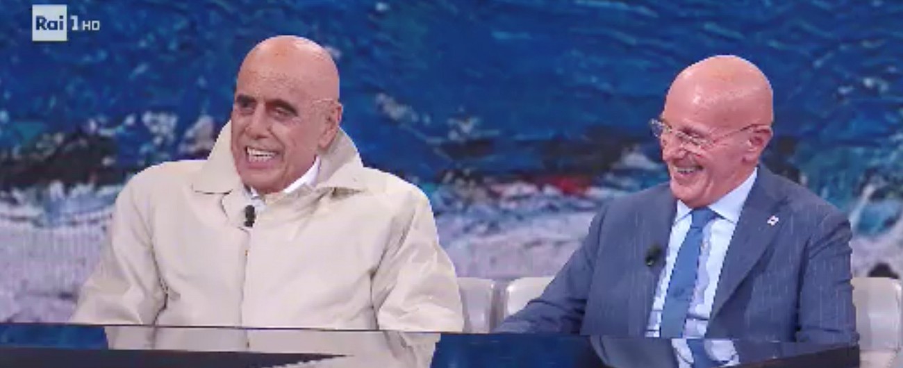 Copertina di L’incontro tra Sacchi e Teocoli-Galliani è esilarante. A Che tempo che fa ricordano i tempi del Milan: “Ogni volta che entrava in ufficio raddoppiava il cachet”