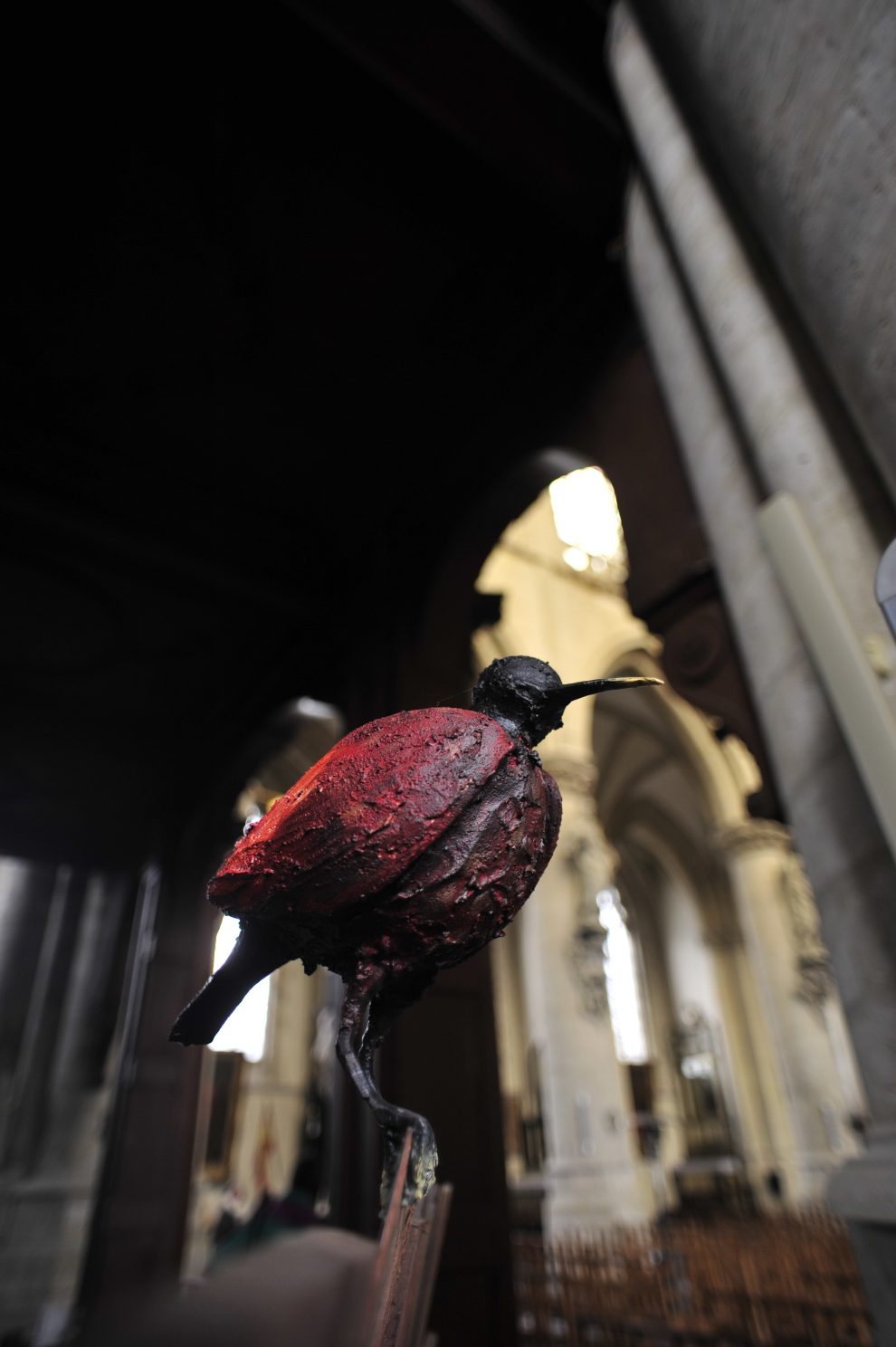 Una delle dieci figure nascoste in Notre Dame de la Chappelle protagoniste della “Grande fuga”