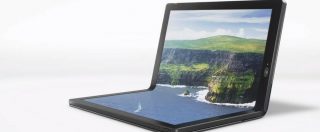 Copertina di Lenovo svela il primo notebook con schermo pieghevole, esordirà il prossimo anno