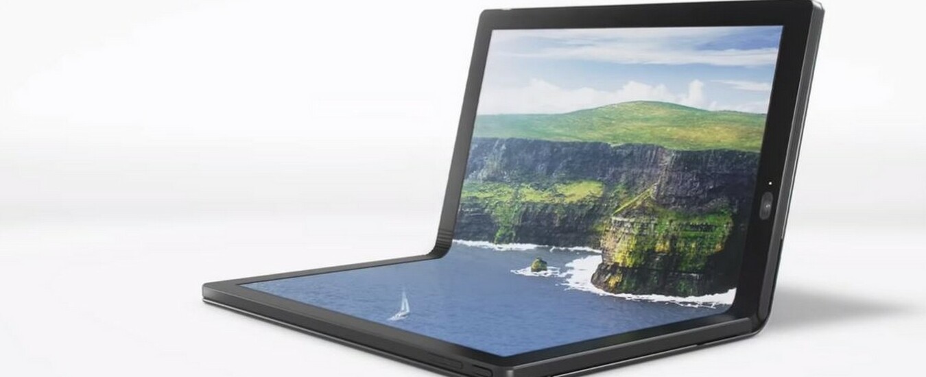 Lenovo svela il primo notebook con schermo pieghevole, esordirà il prossimo anno