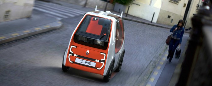 Copertina di Renault EZ-POD, il robot “pedonale” a batteria connesso e condiviso – FOTO