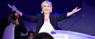 Copertina di Europee in Francia, nei sondaggi Le Pen batte Macron: sovranisti al 23,5 En Marche al 22,5. Lei: “Exploit storico”