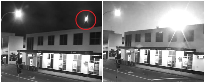 Copertina di “Sembra la fine del mondo”, la palla di fuoco attraversa il cielo e illumina a giorno la notte: il video dell’esplosione