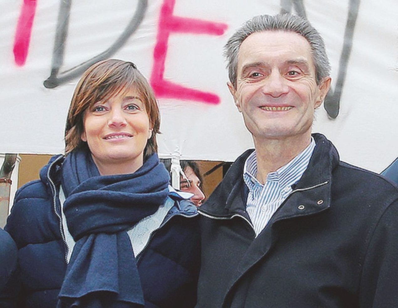 Vertici - La coordinatrice di Forza Italia, Lara Comi, e il governatore lombardo Attilio Fontana - LaPresse Fontana e l’amico da piazzare “Parlai con Toti di Marsico”