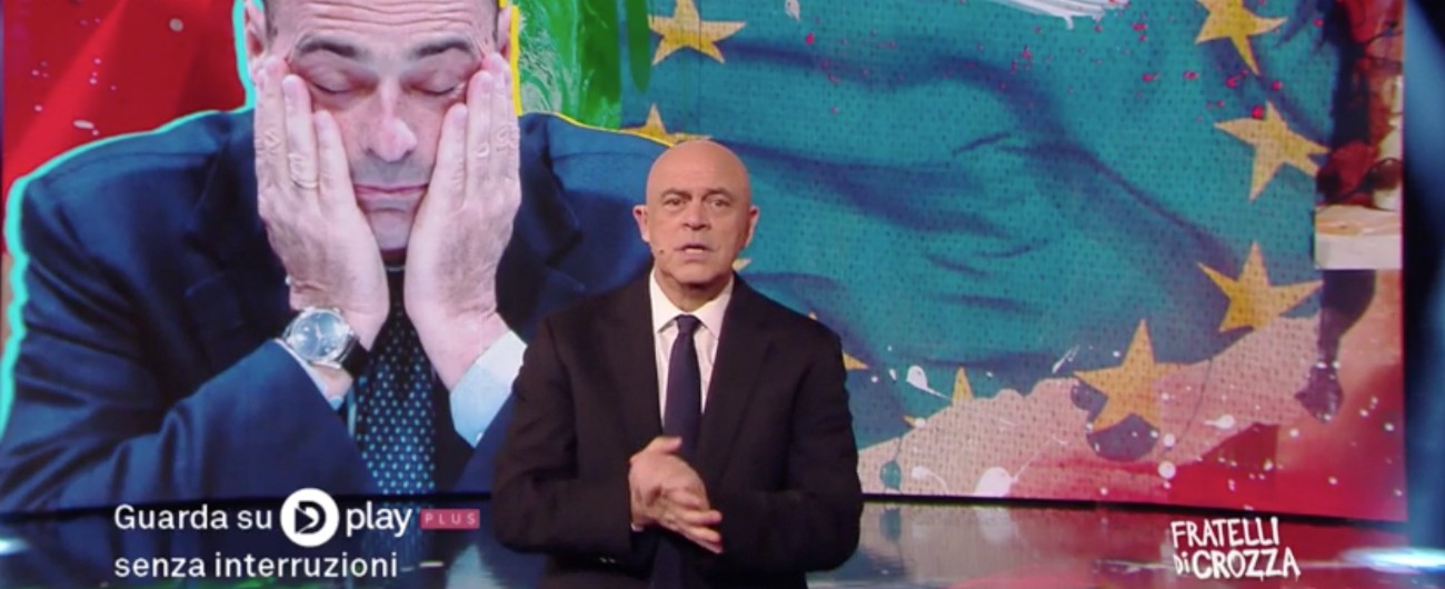 Copertina di Il monologo di Crozza: “Il Pd è l’unico partito in silenzio elettorale da 18 mesi. Del resto se parlano perdono voti…”