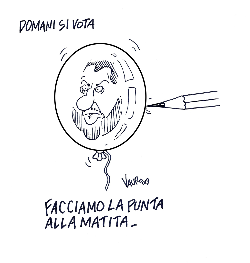 Copertina di La vignetta di Vauro