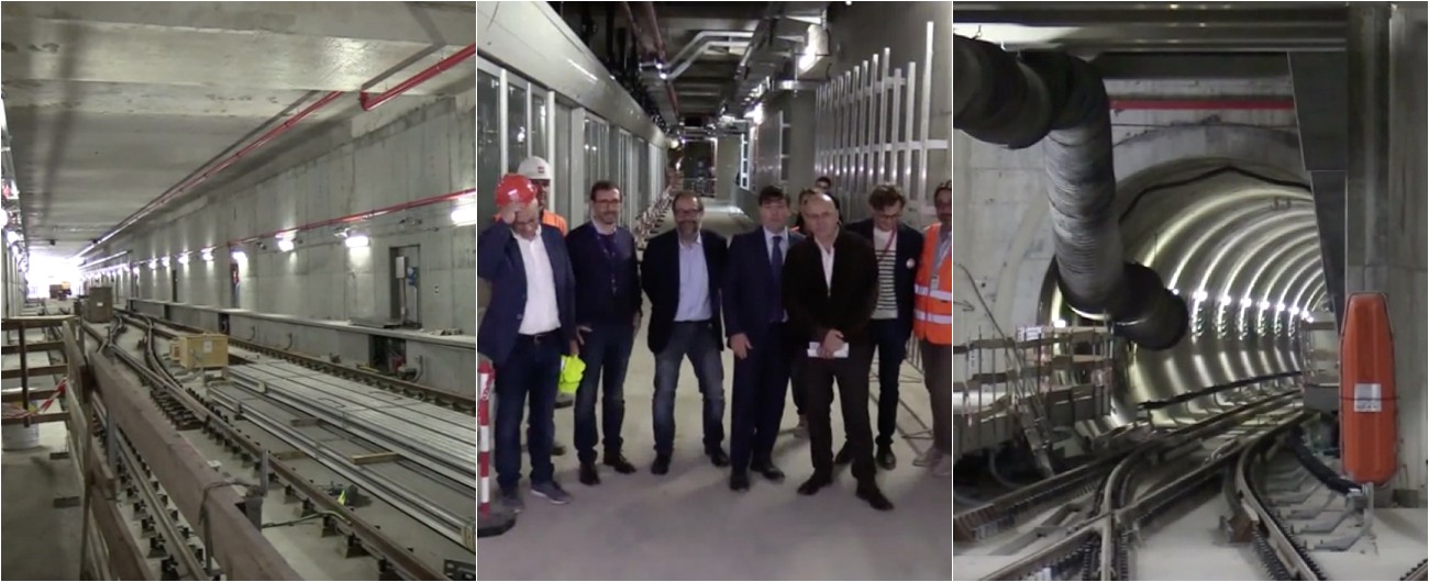 Copertina di Milano, cantiere metropolitana M4 apre ai cittadini. Le immagini dall’open day della linea blu a Linate