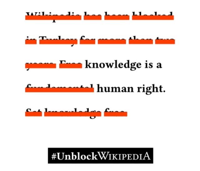 Wikipedia porta la Turchia di fronte alla Corte europea dei diritti dell'uomo per rimuovere il bando al sito nel Paese
