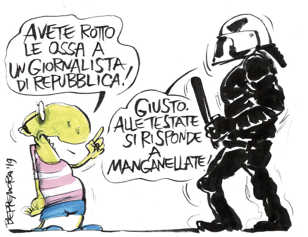 Copertina di La vignetta di Mora