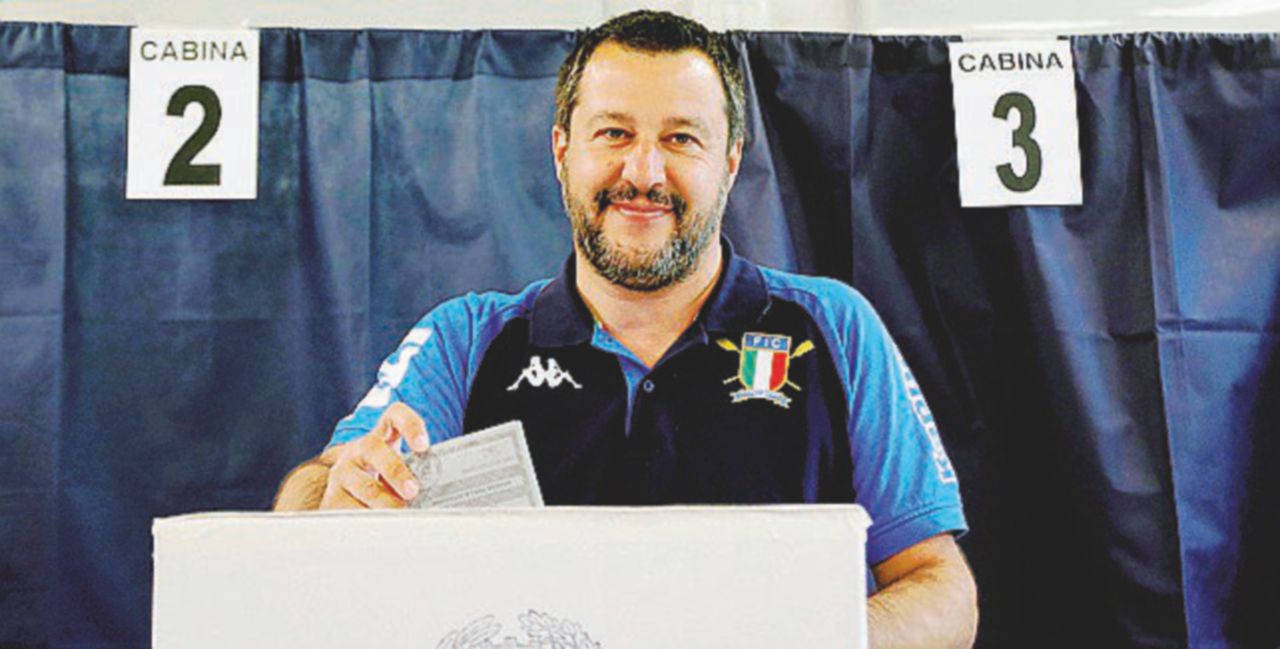 Silenzio violato. Il solito leghista