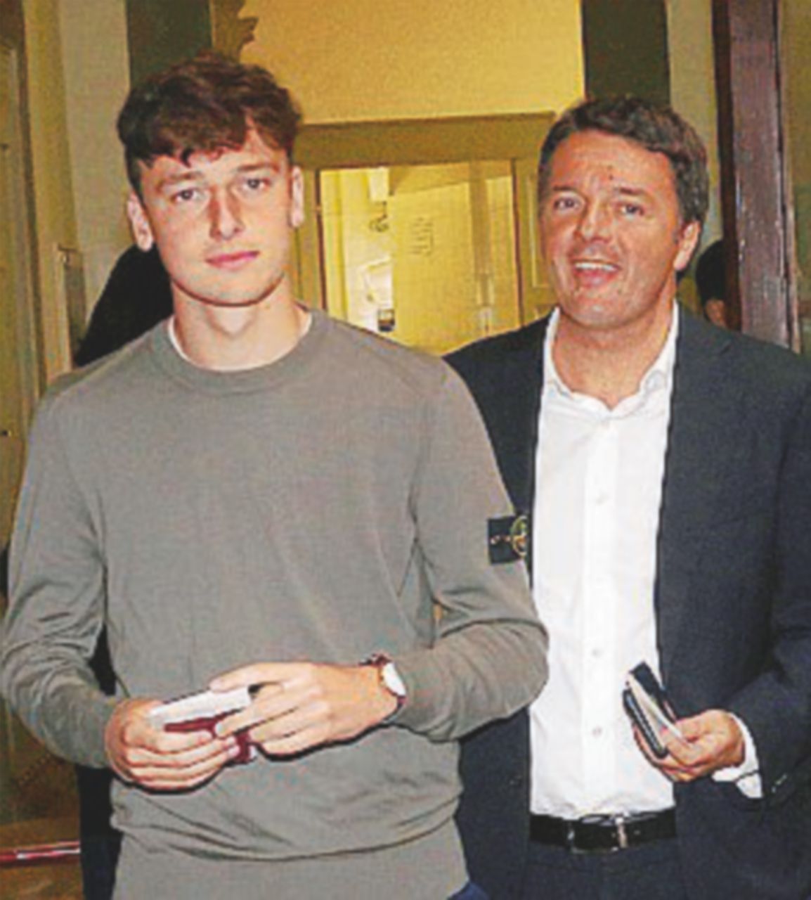 Renzi e Grillo la prima volta dei figli