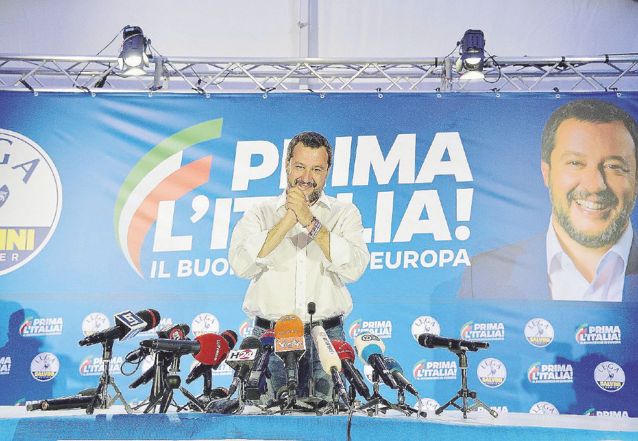 In Edicola sul Fatto Quotidiano del 27 Maggio: Comanda Salvini crollo 5 stelle col sorpasso Pd