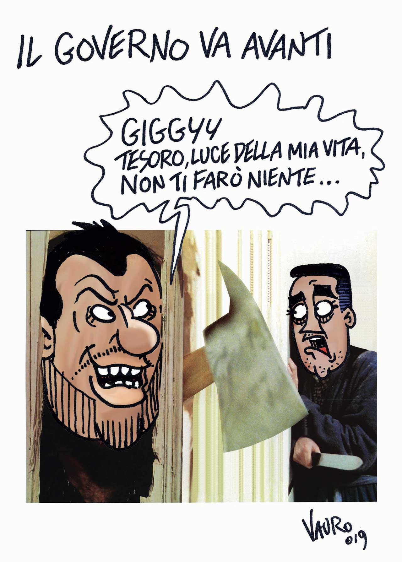 Copertina di La vignetta di Vauro