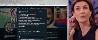 Copertina di Pd, gaffe di Moretti: “Salvini ha twittato che farà un prelievo forzoso sui conti correnti”. Ma cita un account fake