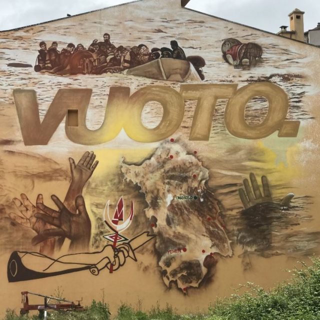 Rivolta di Pratobello, un murale di Manu Invisible celebra il 50esimo anniversario della protesta di Orgosolo