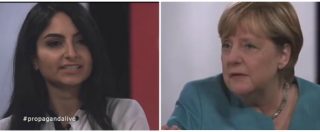 Copertina di La7, i retroscena della telefonata tra Conte e Merkel. Lei: “Faccio i panzerotti. La fidanzata? Una str***”. La parodia