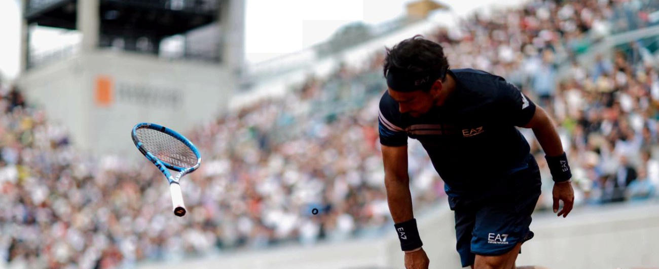 Roland Garros, Fognini fuori agli ottavi contro Zverev: illude nel 1° set, poi crolla