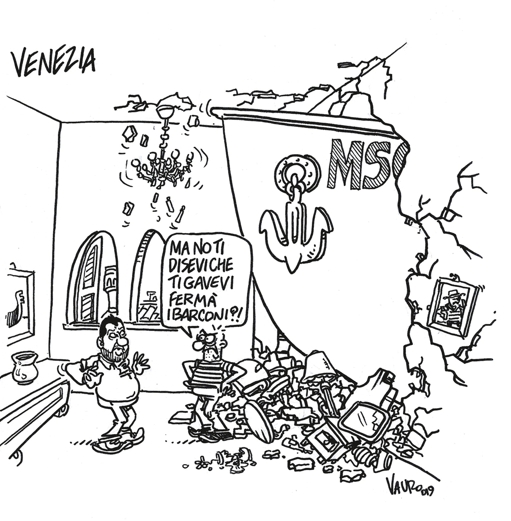 Copertina di La vignetta di Vauro