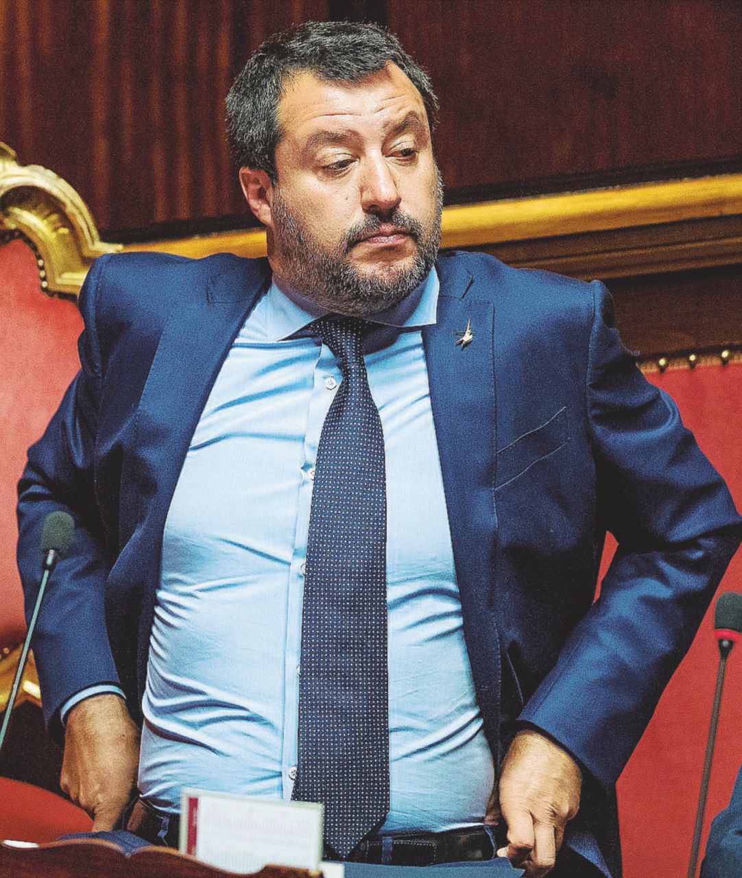 Copertina di Salvini cala la sua vendetta. “Schedati” i giudici sgraditi