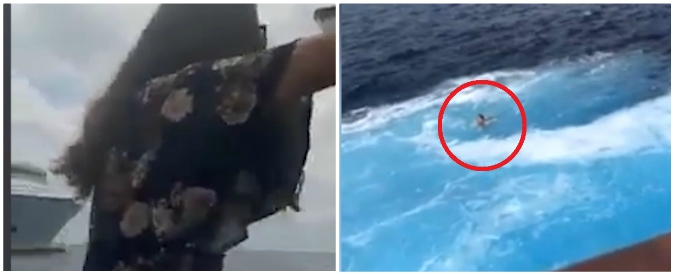 Copertina di Ibiza, traghetti in rotta di collisione: la turista si fa prendere dal panico e si butta in acqua