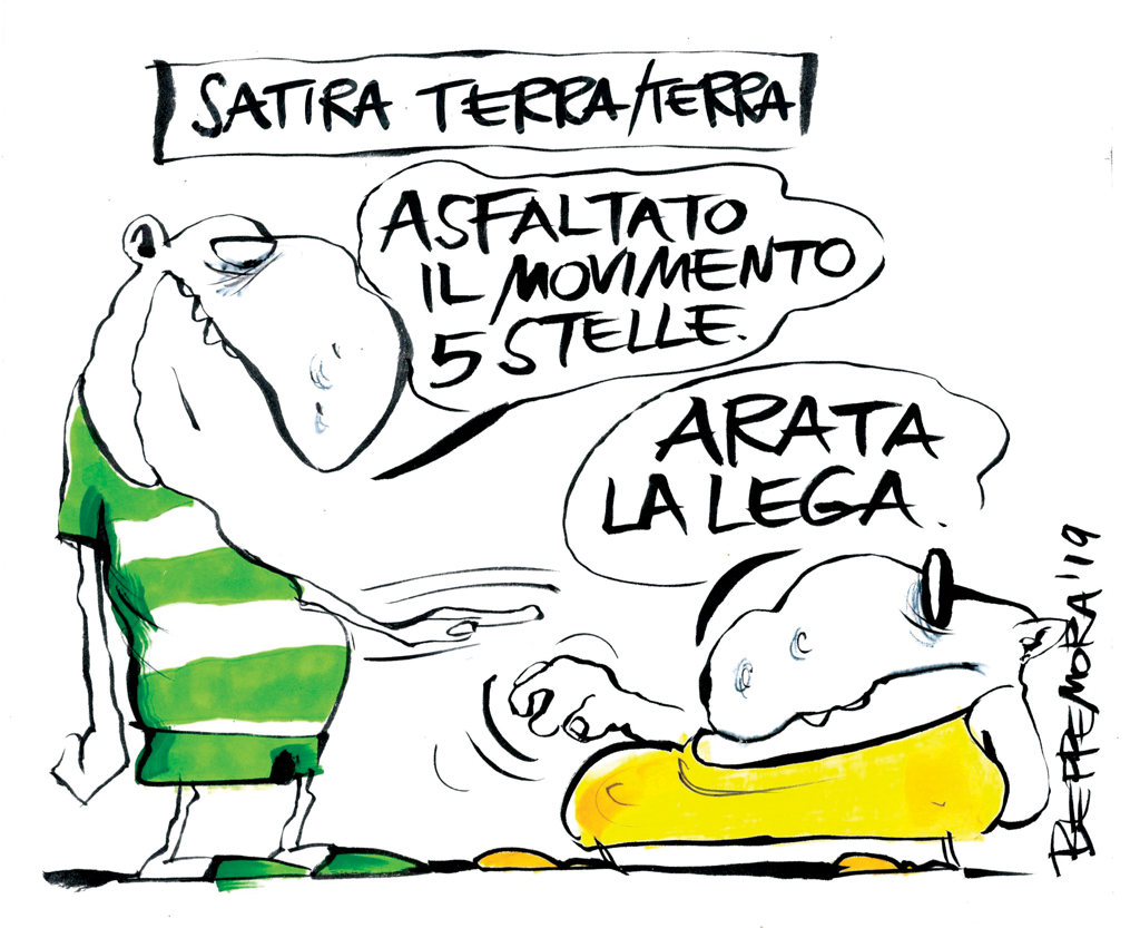 Copertina di La vignetta di Beppe Mora