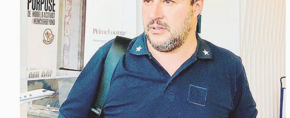 In ginocchio- Matteo Salvini è volato entusiasta negli Usa e si è dichiarato trumpiano La politica estera di Donald che può servire all’Italia