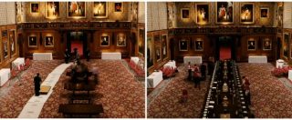 Copertina di Come si apparecchia una tavola regale? Dal castello di Windsor il timelapse prima del pranzo con la regina Elisabetta