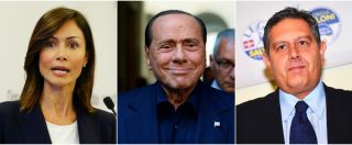 Copertina di Forza Italia, Berlusconi nomina Carfagna e Toti nuovi coordinatori. Che dice: “La rivoluzione si fa con i contenuti”