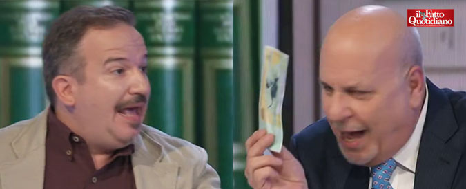 Copertina di Ue, Telese vs Friedman: “Continui a dire ‘italiano cattivo, no buono’. Noi non siamo puzzoni”. “Dici cazzate”