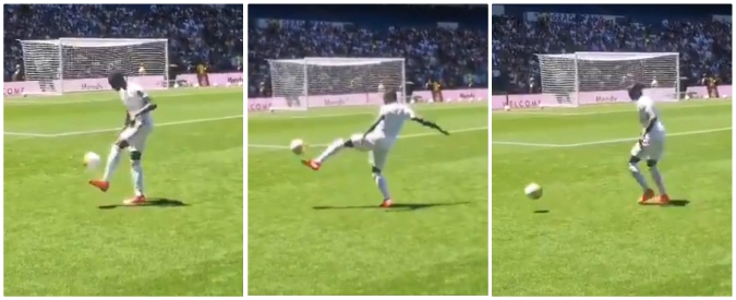 Copertina di Al Real Madrid per 48 milioni di euro, ma il nuovo gioiello dei Blancos è emozionato. E la presentazione è un flop