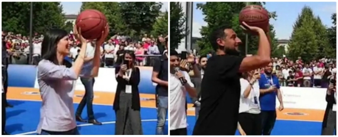 Copertina di Torino, la “sfida” a pallacanestro tra Appendino e Belinelli al nuovo campetto: il risultato è sorprendente