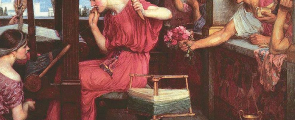 L’opera - “Penelope and the Suitors” di JohnWilliam Waterhouse (1912) Altro che Odisseo: Penelope amava Antinoo (ricambiata)