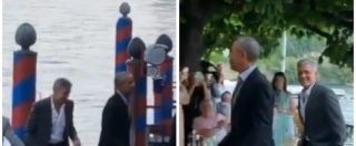 Copertina di Barack Obama ospite di George Clooney sul lago di Como: l’arrivo in motoscafo e la cena esclusiva a Villa d’Este