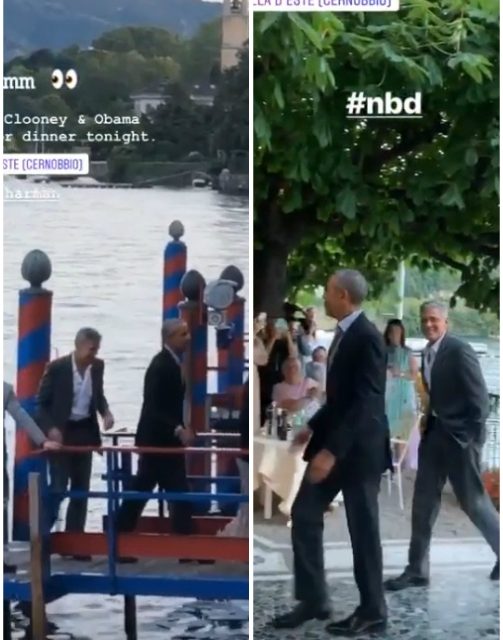 Barack Obama ospite di George Clooney sul lago di Como: l’arrivo in motoscafo e la cena esclusiva a Villa d’Este