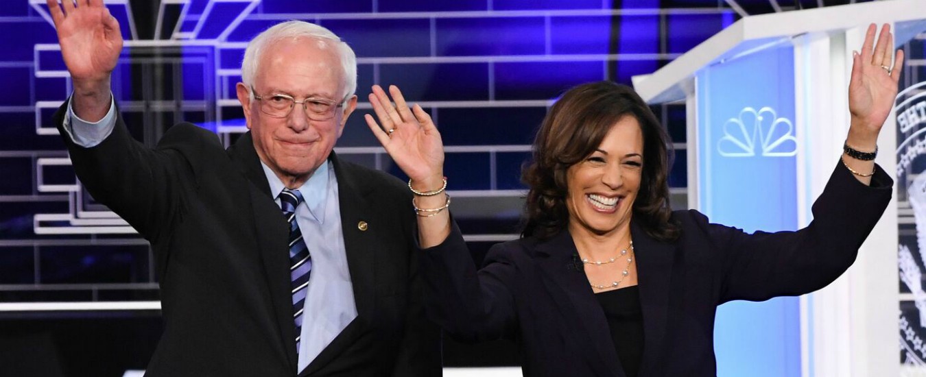 Copertina di Usa 2020, nel dibattito dem il favorito Biden le prende da Kamala Harris. Ma il vincitore è un altro