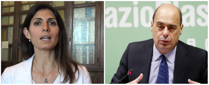 Copertina di Rifiuti Roma, Raggi: “Regione Lazio poteva intervenire un mese fa”. Zingaretti: “Arrogante, chieda scusa”