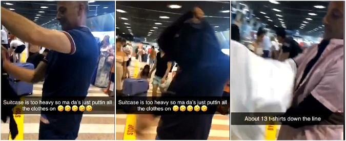 Copertina di Quota extra per il bagaglio troppo pesante? Ecco cosa ha fatto questo 46enne scozzese per non pagare