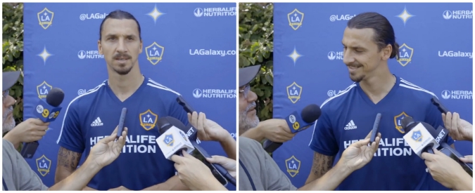 Copertina di Il giornalista a Ibrahimovic: “Non pensi di esagerare coi compagni?”. La risposta dell’attaccante svedese è spiazzante