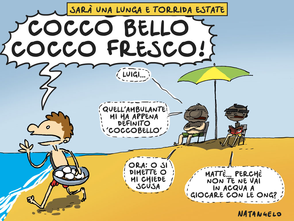 Copertina di La vignetta di Natangelo 0710