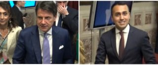 Copertina di Fondi russi a Lega, la domanda a Conte e Di Maio: ‘Chiederete chiarimenti a Salvini?’. Ma loro non rispondono