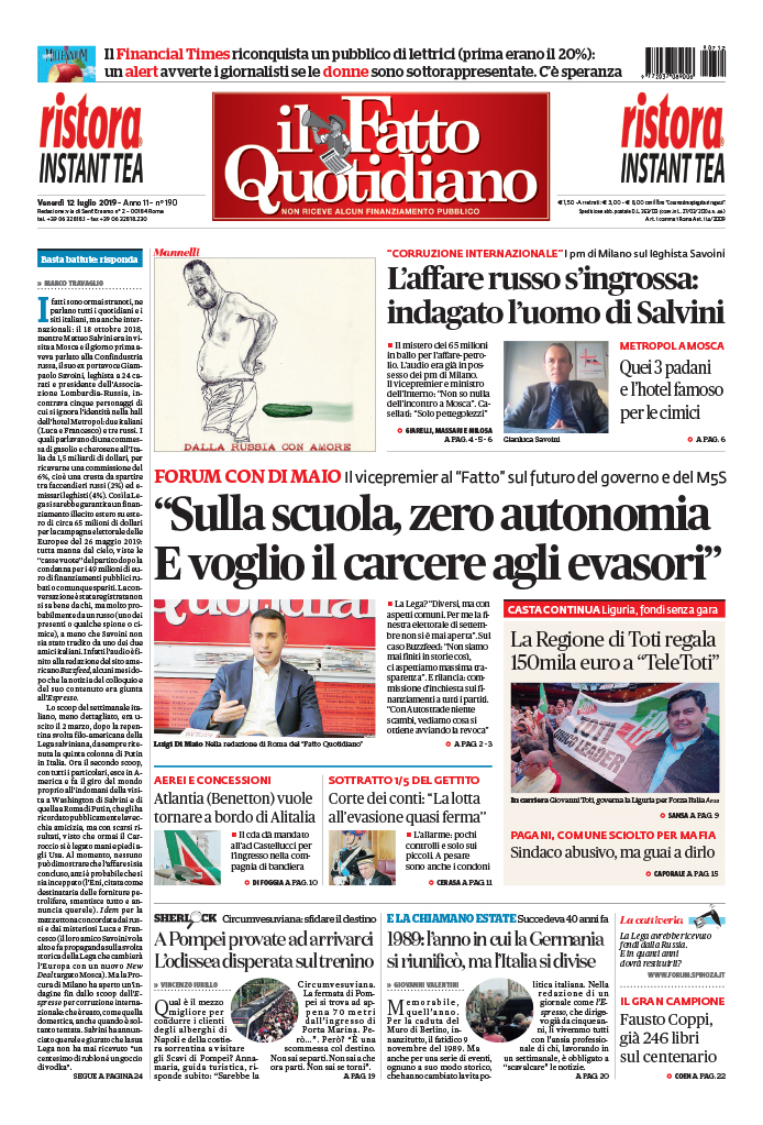 Sulla Scuola Zero Autonomia E Voglio Il Carcere Agli Evasori Il Fatto Quotidiano