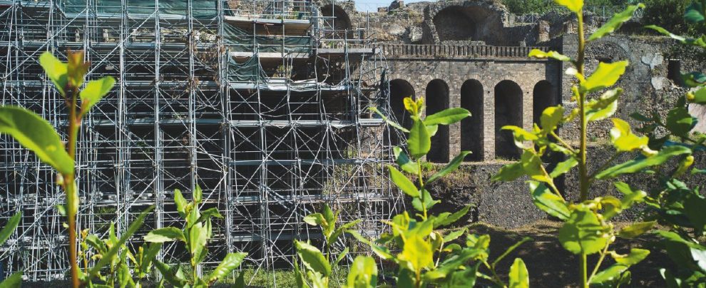1. Giardino di Severus - Interessato da un crollo nel 2015, da allora sono presenti ponteggi-presidio. I lavori di messa in sicurezza: interrotti nel 2018. Mesi fa, è precipitato sul ponteggio un albero. L’albero è stato rimosso. Solo quello Cartoline da Pompei: benvenuti in Italia
