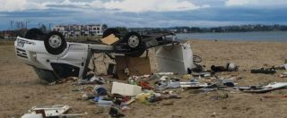 Copertina di Tornado e grandine in Grecia: sei turisti morti e 30 feriti nella penisola Calcidica